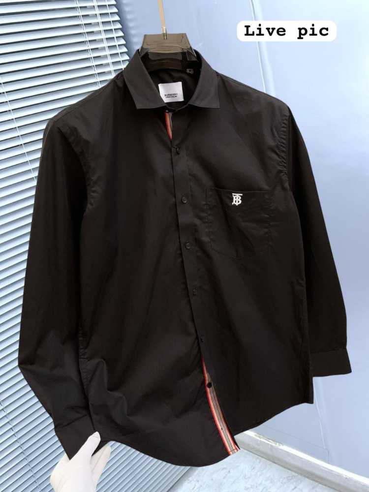 Burberry Black Premium Quality Shirt-3