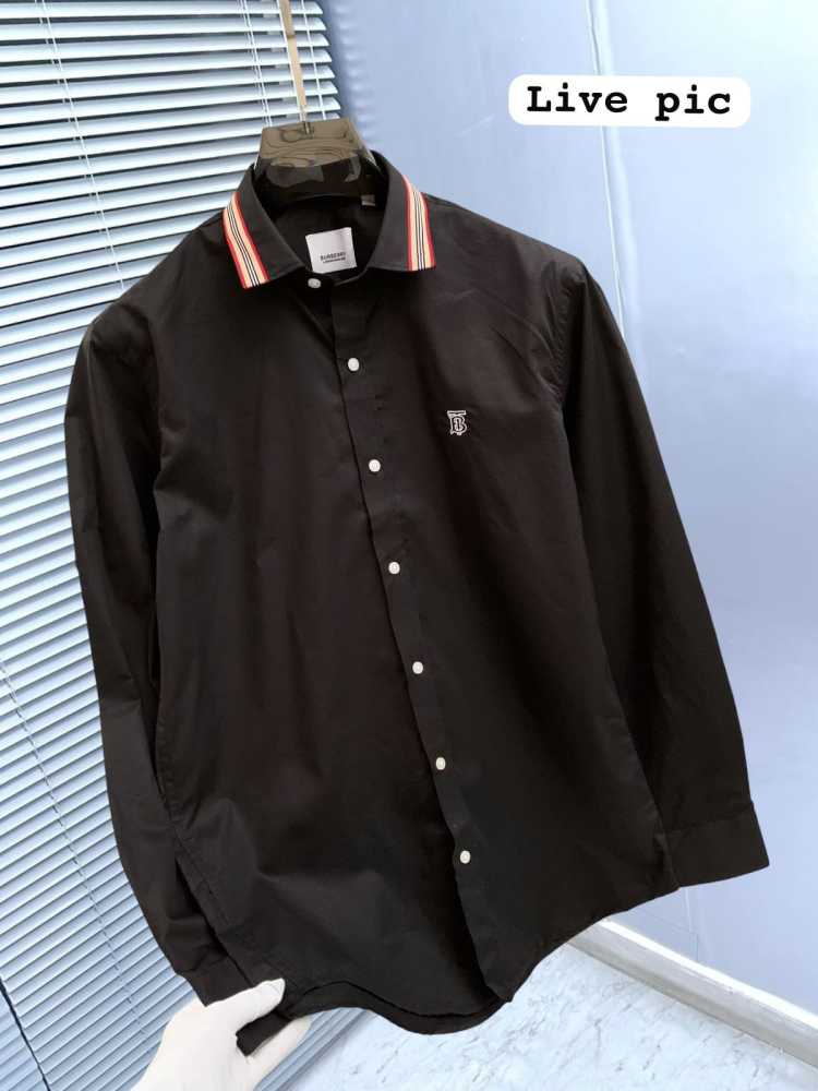 Burberry Black Premium Quality Shirt-5