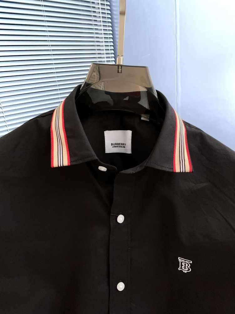 Burberry Black Premium Quality Shirt-4