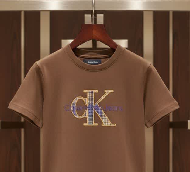 Calvin Klein Print Brown Kids T-shirt-2