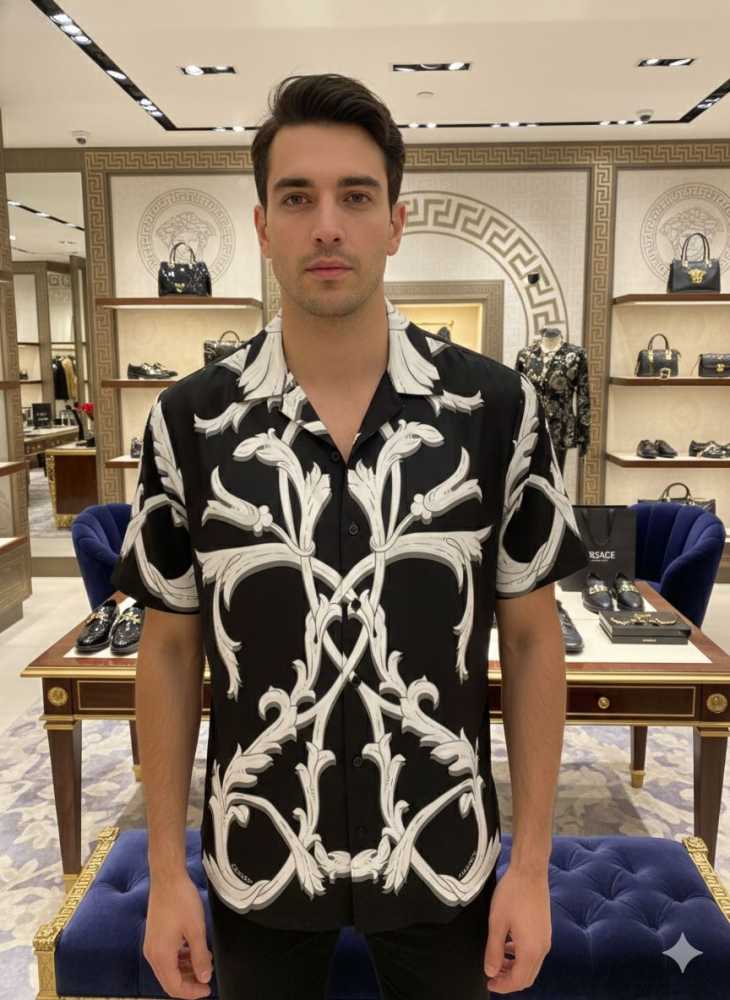 Versace Black & White Premium Shirt