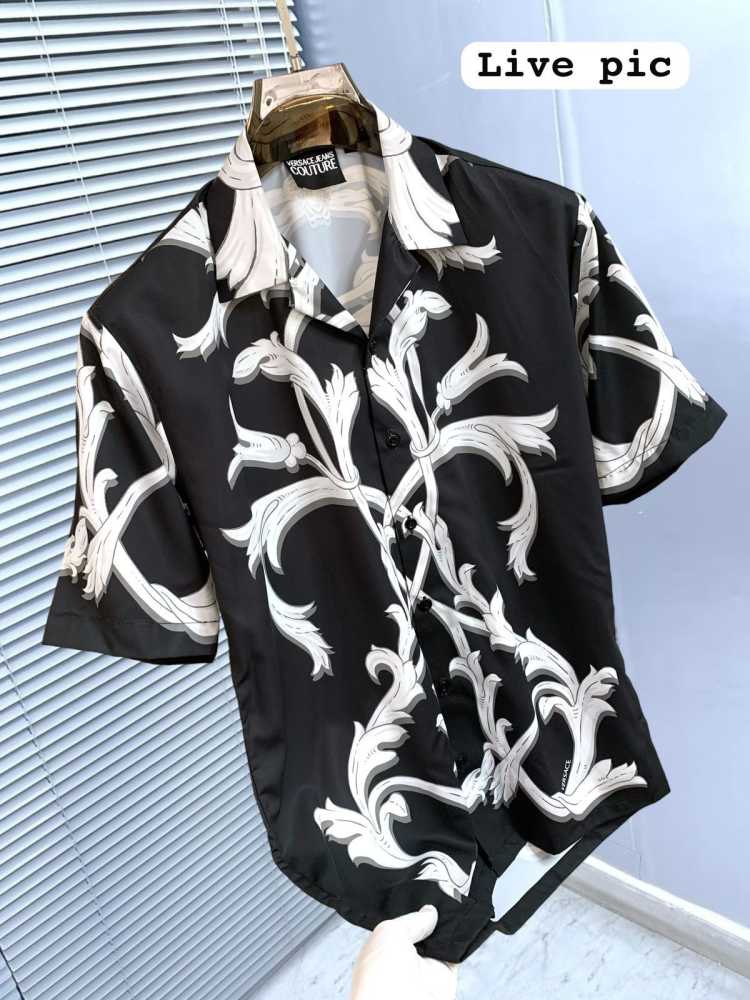 Versace Black & White Premium Shirt-6