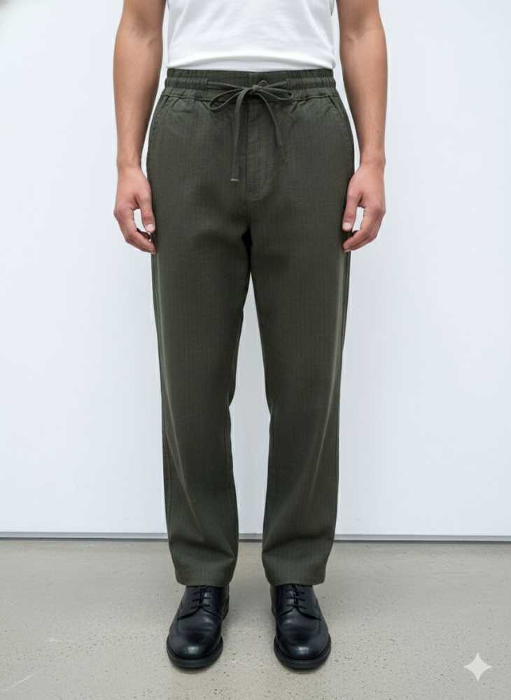 Zara Green Premium Linen Heavy Quality Lower
