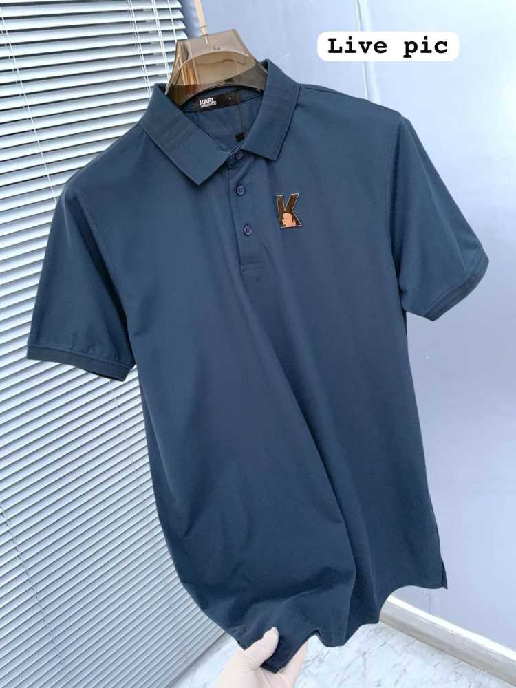 Karl Lagerfeld Blue Premium Quality T-shirt-thumb-2