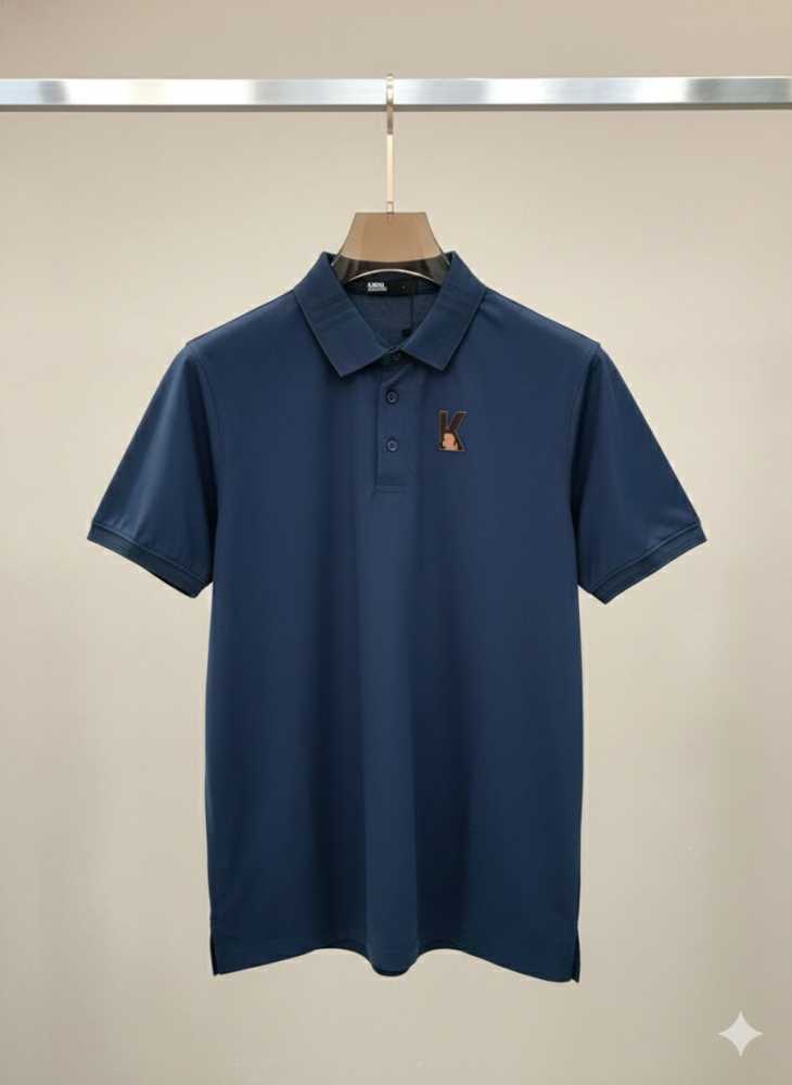 Karl Lagerfeld Blue Premium Quality T-shirt