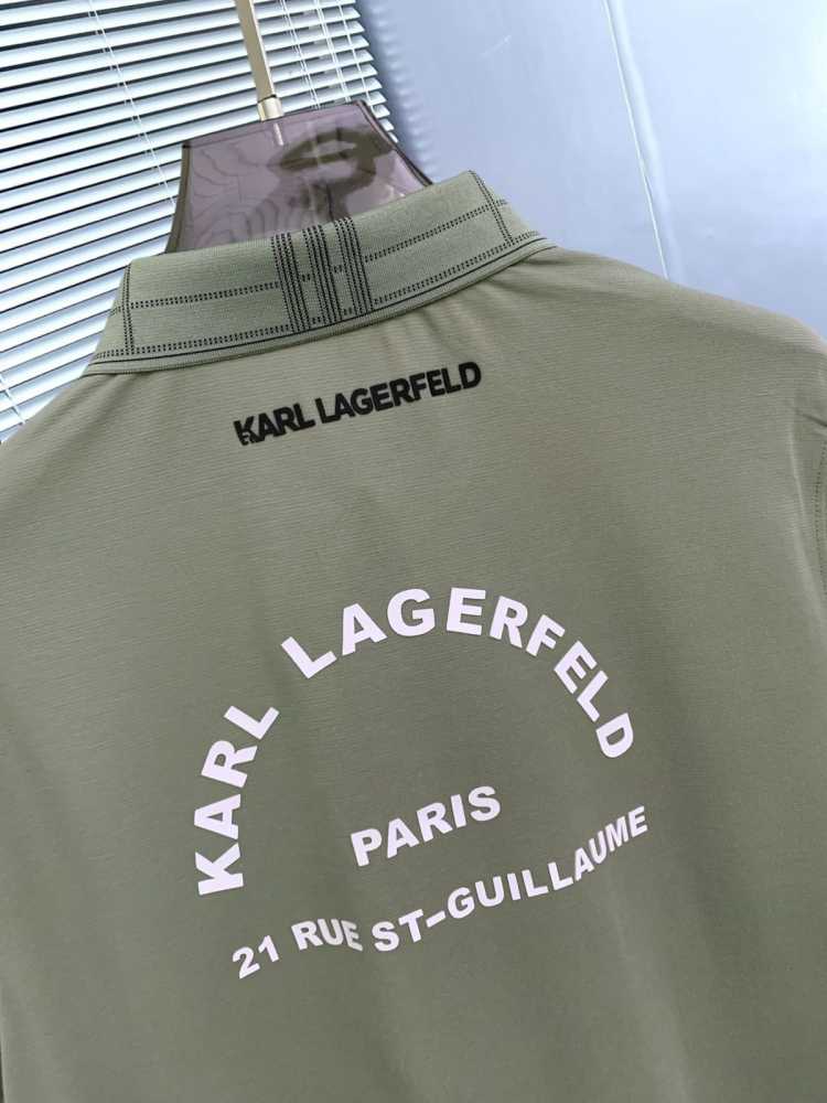 Karl Lagerfeld Green Premium Quality T-shirt-thumb-2