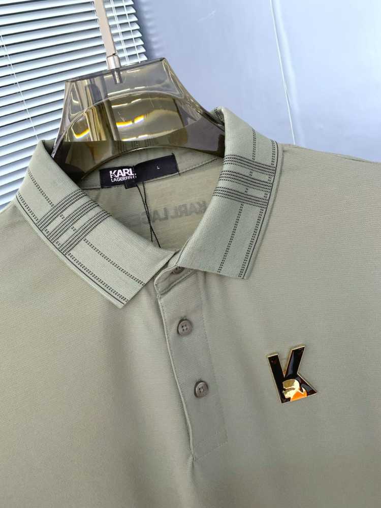 Karl Lagerfeld Green Premium Quality T-shirt-thumb-3
