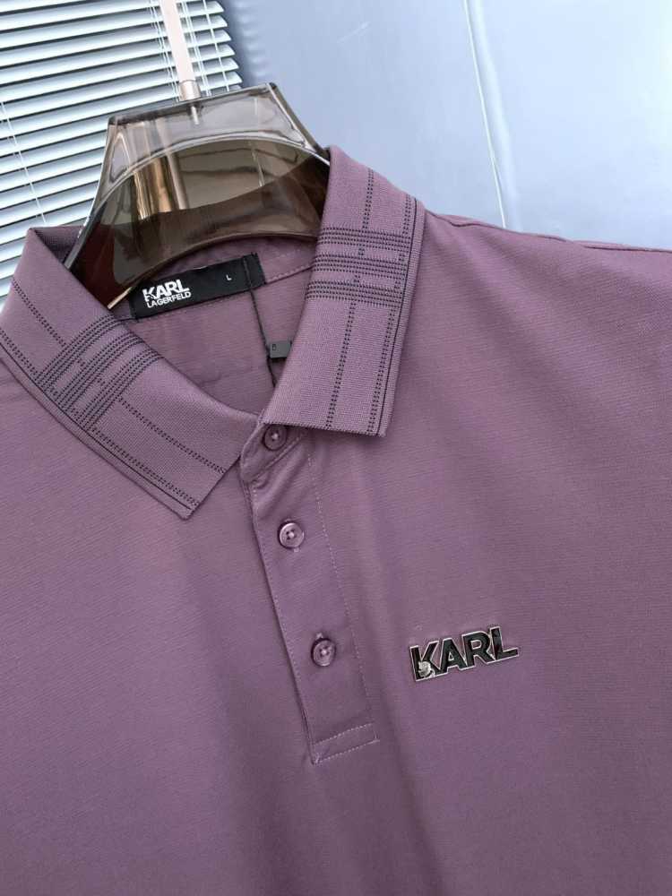 Karl Lagerfeld Pink Premium Quality T-shirt-4