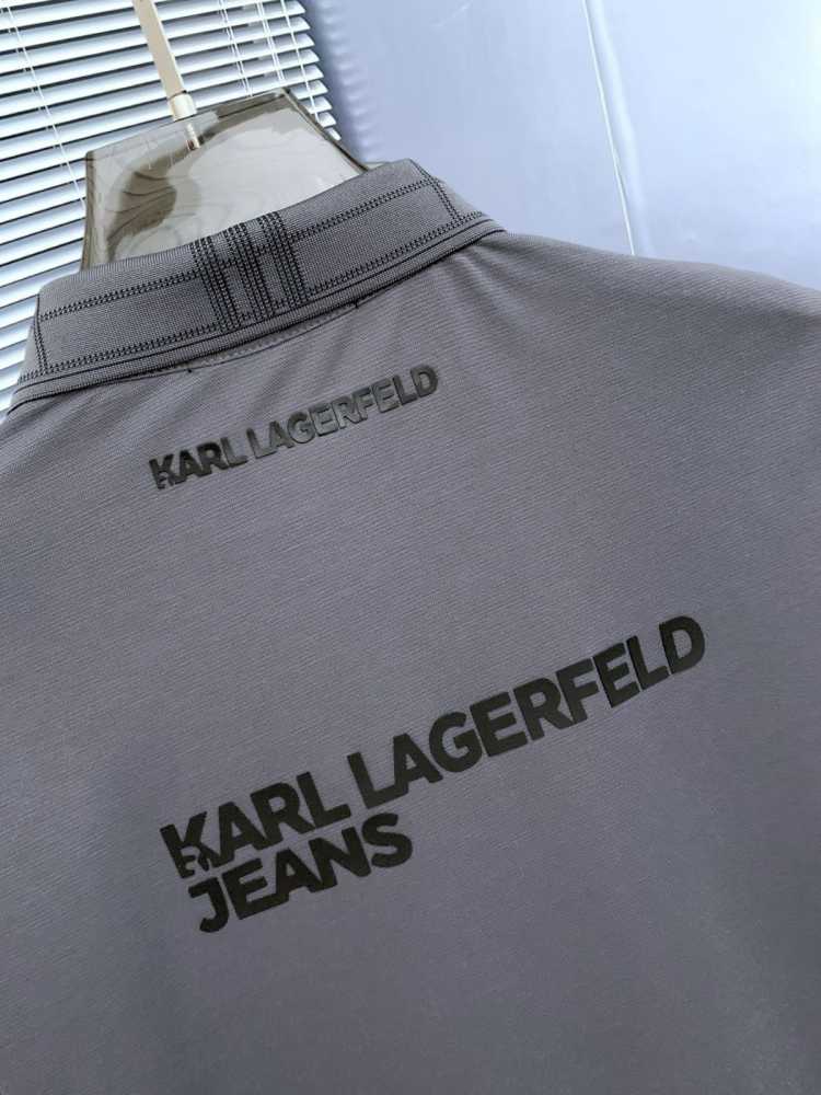 Karl Lagerfeld Grey Premium Quality T-shirt-3