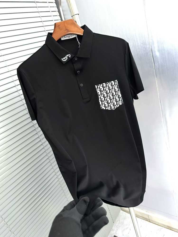 Dior Black Premium Quality Polo T-Shirt-2