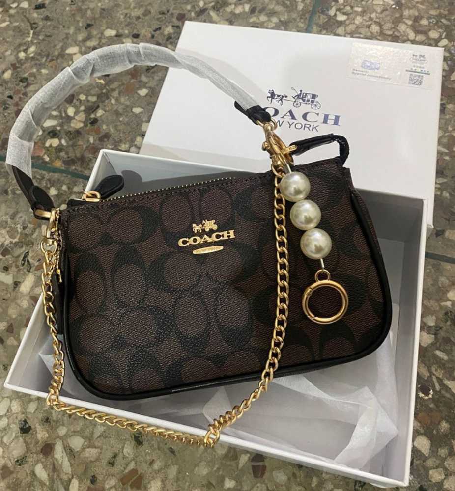 Coach Pearl Edition Black Shoulder Bag-thumb-0