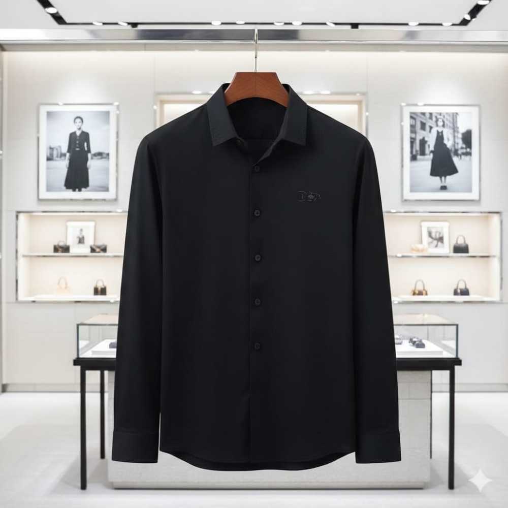 Dior Black Premium Quality Shirt-thumb-1