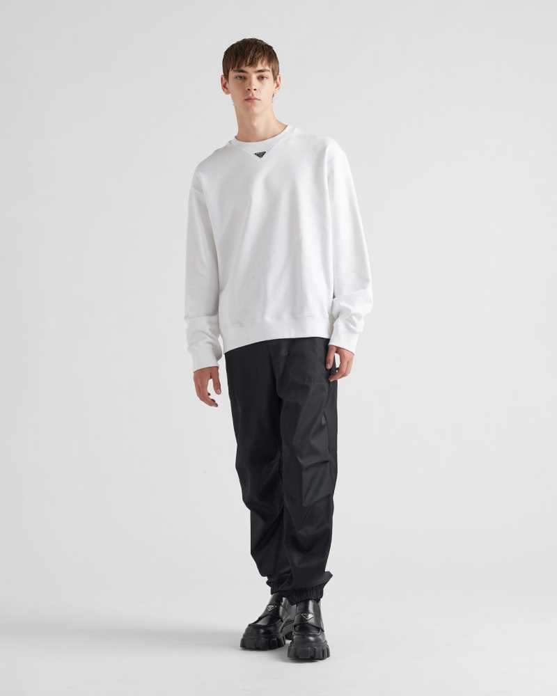Prada White Premium Quality Sweatshirt-thumb-2