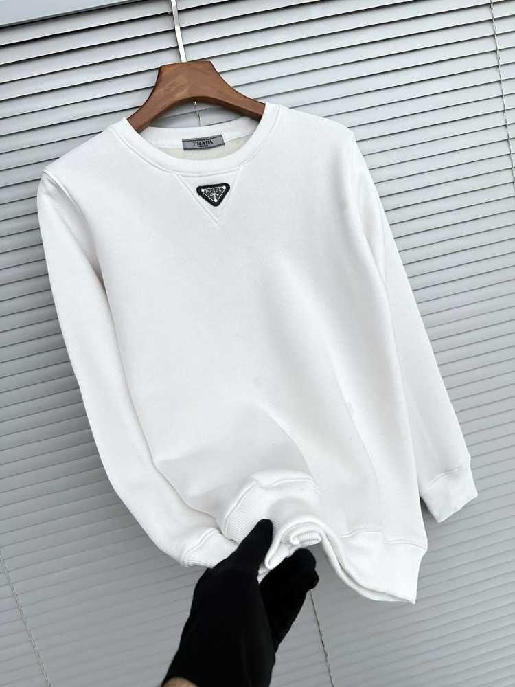 Prada White Premium Quality Sweatshirt-thumb-0