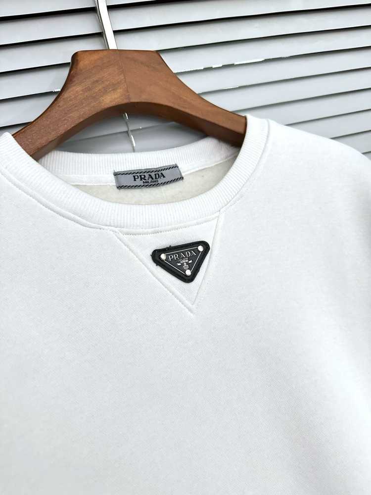 Prada White Premium Quality Sweatshirt-thumb-4