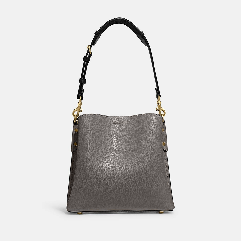 Coach Willow Bucket Laurel Grey Tote Hobo Bag-2