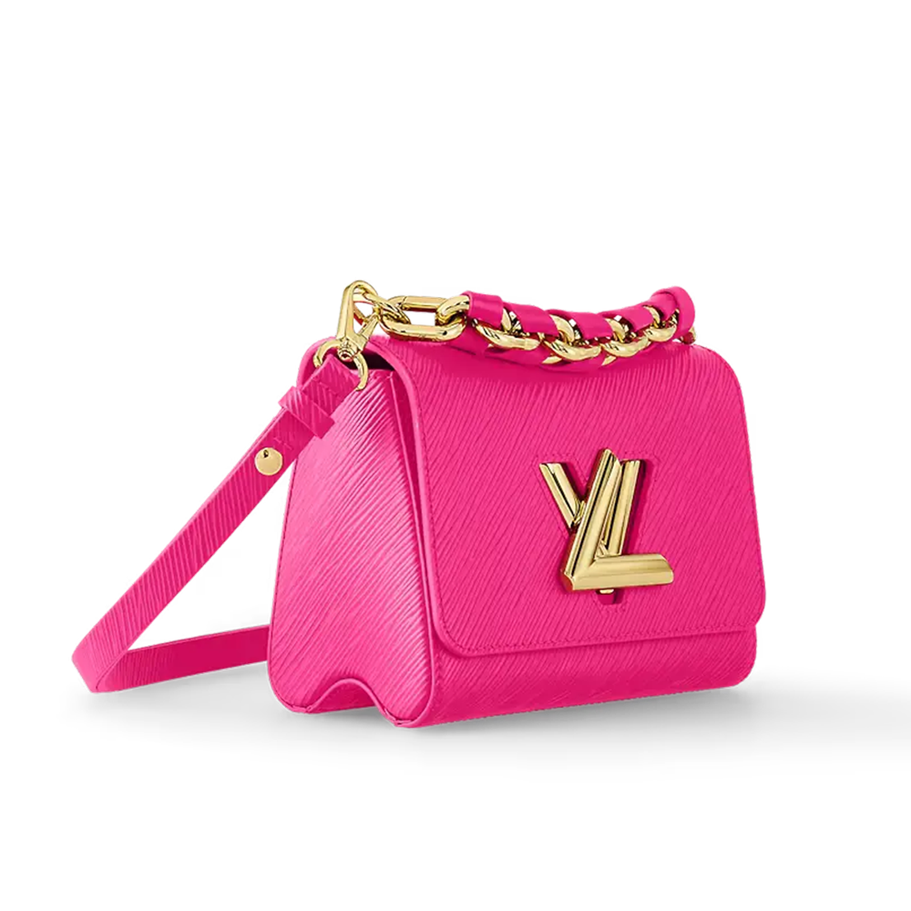 Louis Vuitton Epi Twist Pink MM Sling Handbag-thumb-1