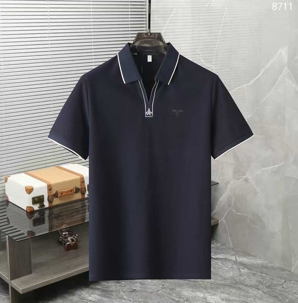 Prada Blue Premium Quality Polo T-shirt-thumb-0