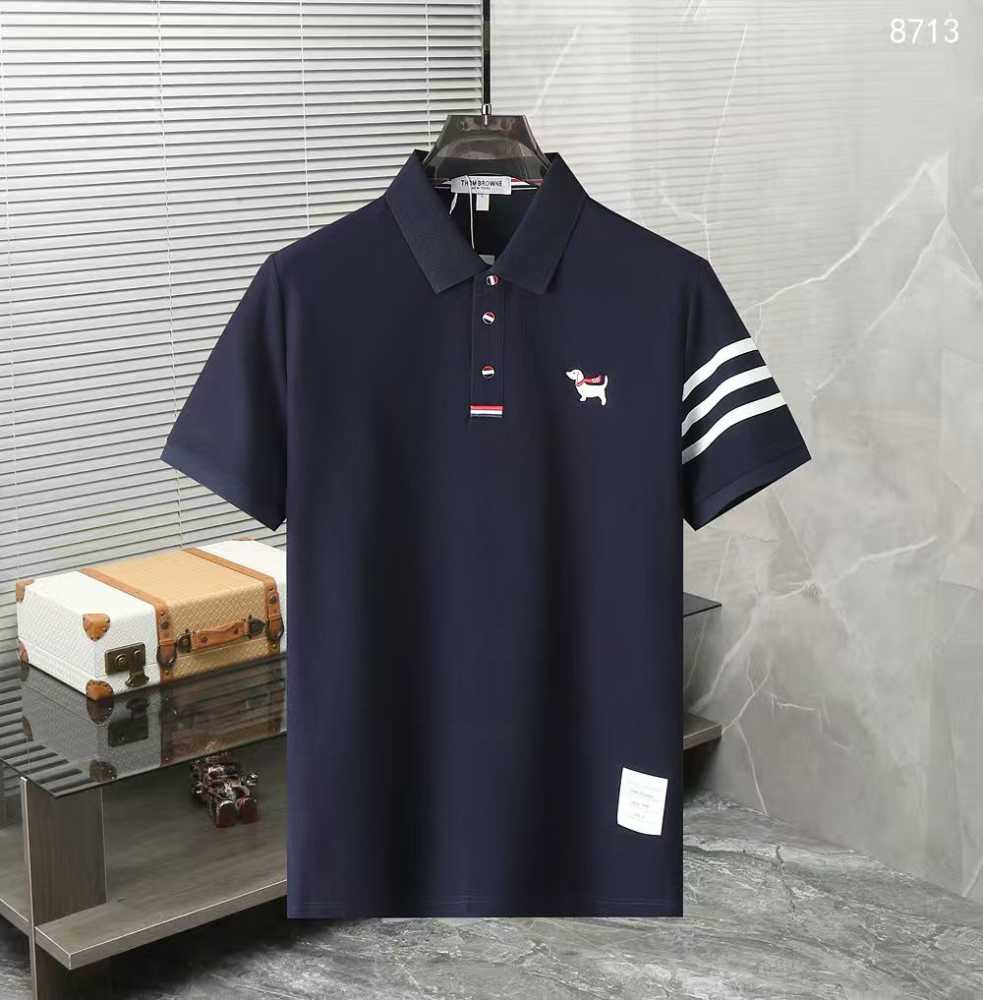 Thom Browne Blue Premium Quality T-shirt-thumb-0