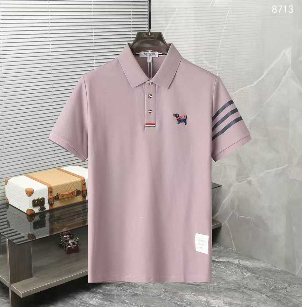 Thom Browne Pink Premium Quality T-shirt-thumb-0