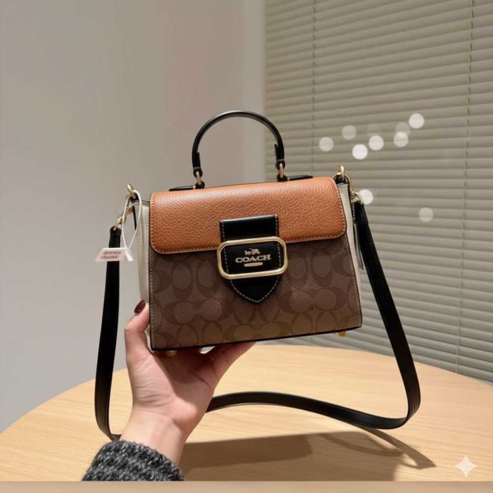 Coach Morgan Brown Saddle Shoulder Bag-1