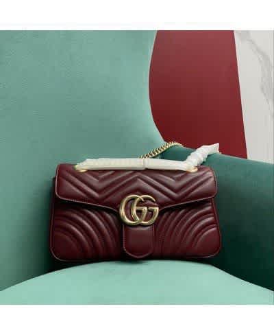 Gucci Marmont Red shoulder bag-thumb-1