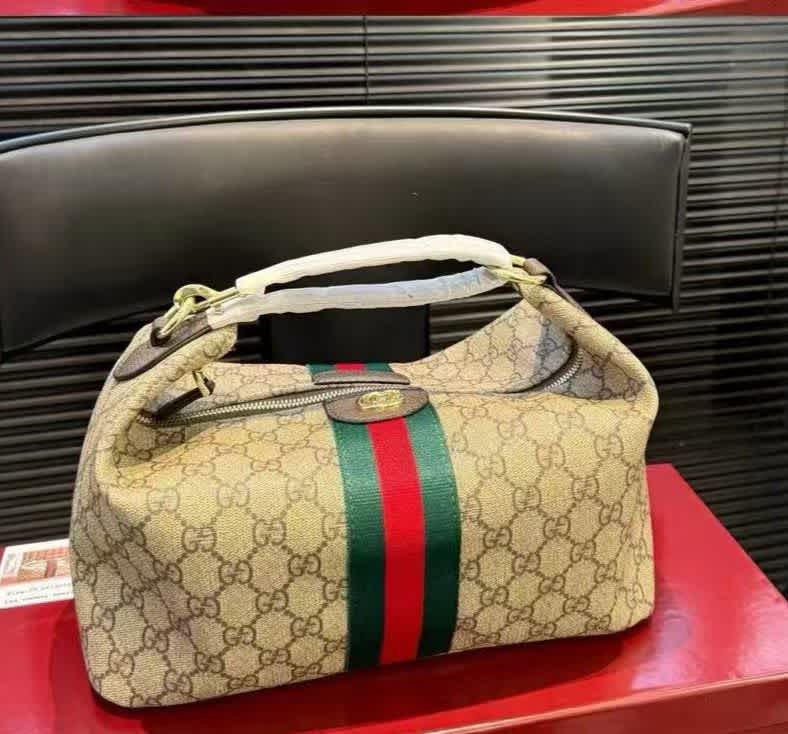 Gucci Ophidia Beige Vanity Bag-thumb-0