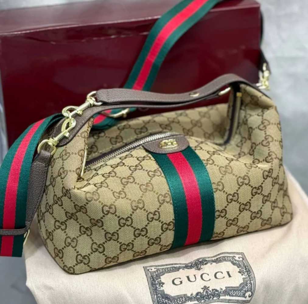 Gucci Ophidia Beige Vanity Bag-thumb-2