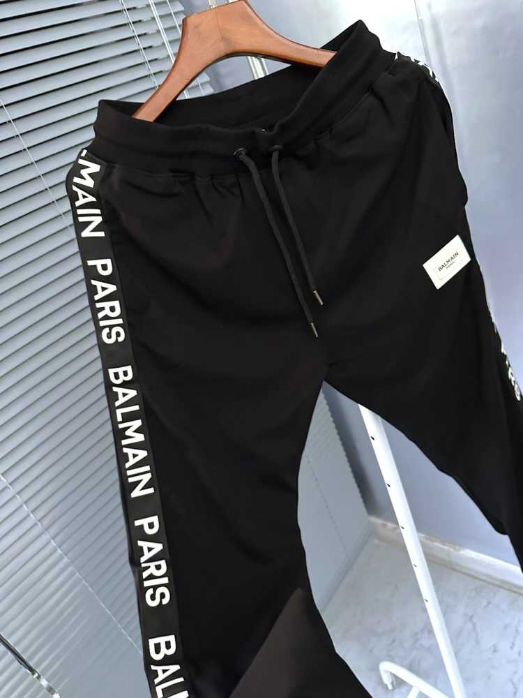 Balmain Black Premium Quality Trackpant-6