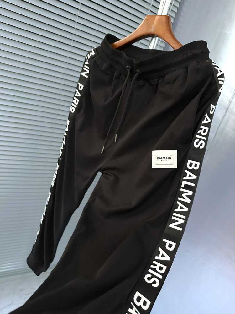 Balmain Black Premium Quality Trackpant-1