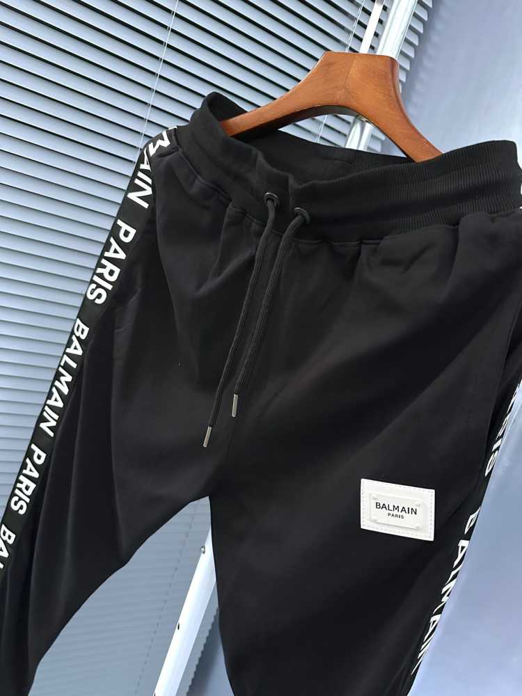 Balmain Black Premium Quality Trackpant-7