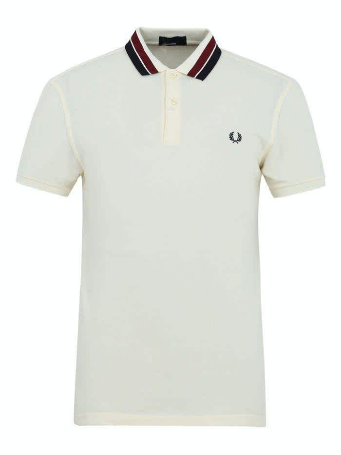 Fred Perry Embroidered logo White Premium T-shirt