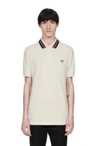 Fred Perry Embroidered logo White Premium T-shirt-thumb-3