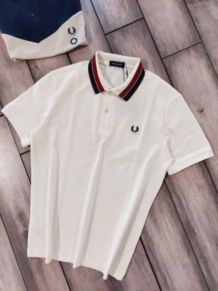 Fred Perry Embroidered logo White Premium T-shirt-thumb-4