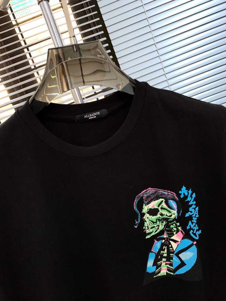 All Saints Black Premium Quality T-shirt-thumb-3