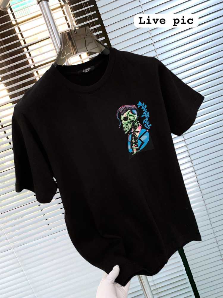 All Saints Black Premium Quality T-shirt-thumb-4