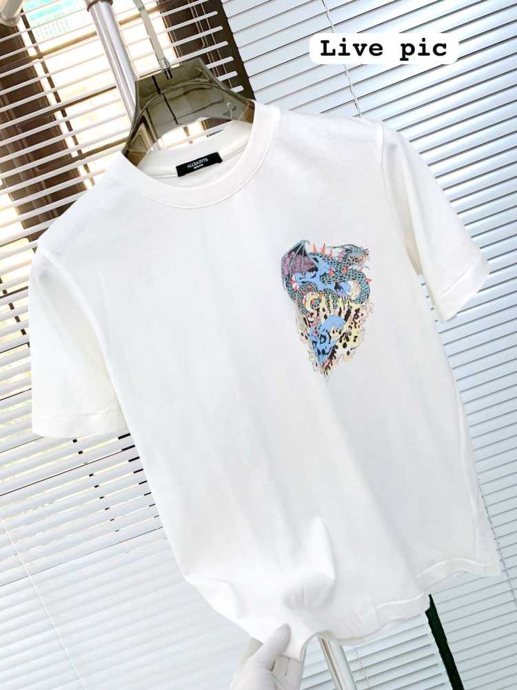 All Saints White Premium Quality T-shirt-thumb-2