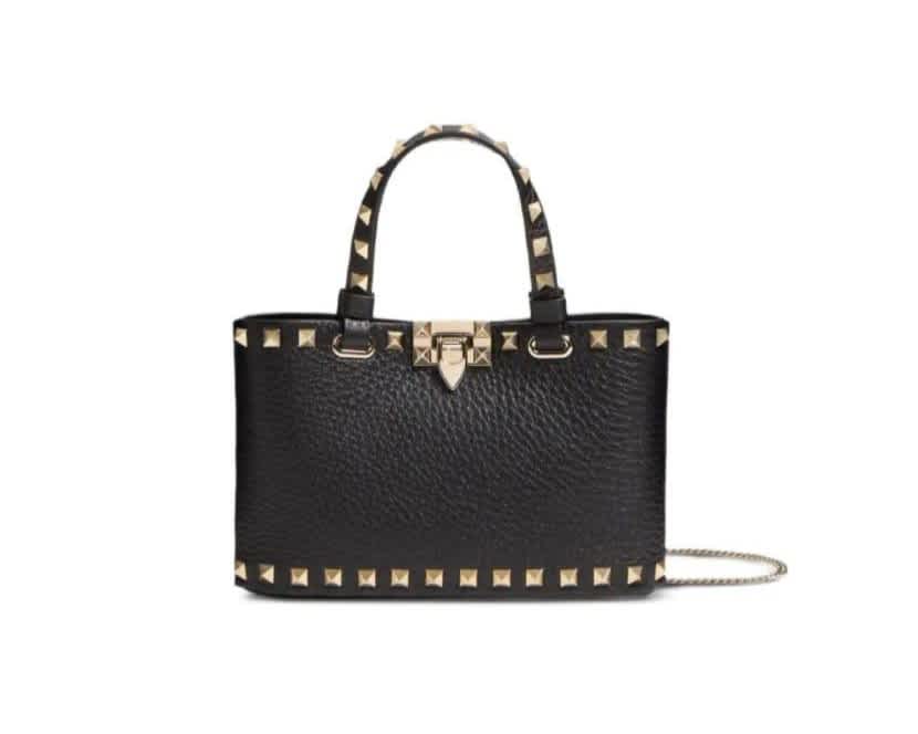 Valentino Garavani Black Small Shoulder Bag-thumb-0