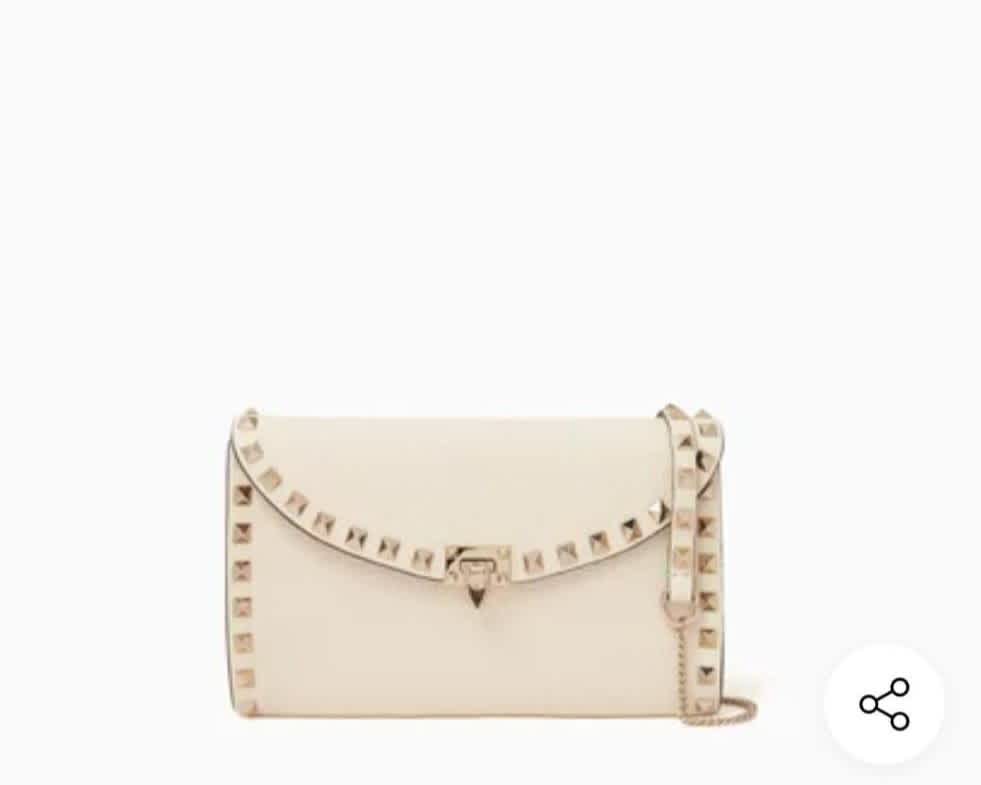 Valentino Garavani White Small Shoulder Bag-thumb-0