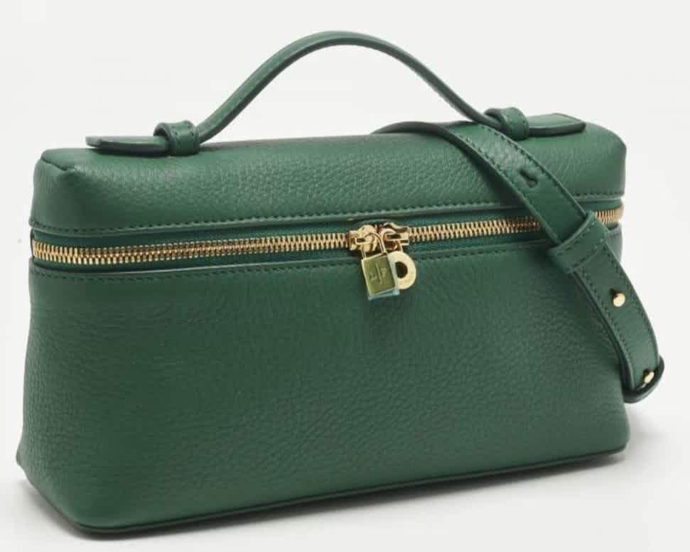 Loro Piana L19 Green Pocket Pouch-thumb-0