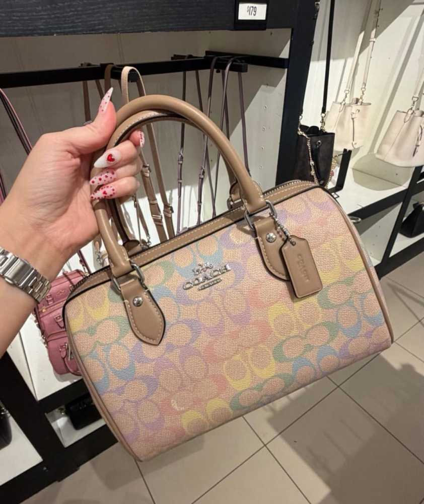 Coach Willow Laurel Multi Tote Hobo Bag-thumb-1