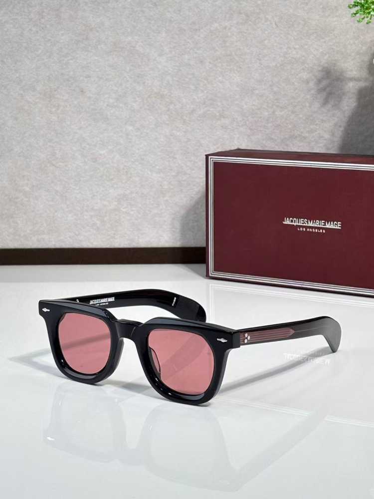 Jacques Marie Mage Pink Luxury Sunglasses-thumb-0
