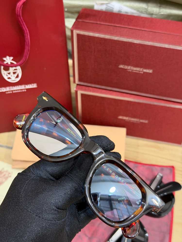 Jacques Marie Mage Blue Luxury Sunglasses-thumb-1