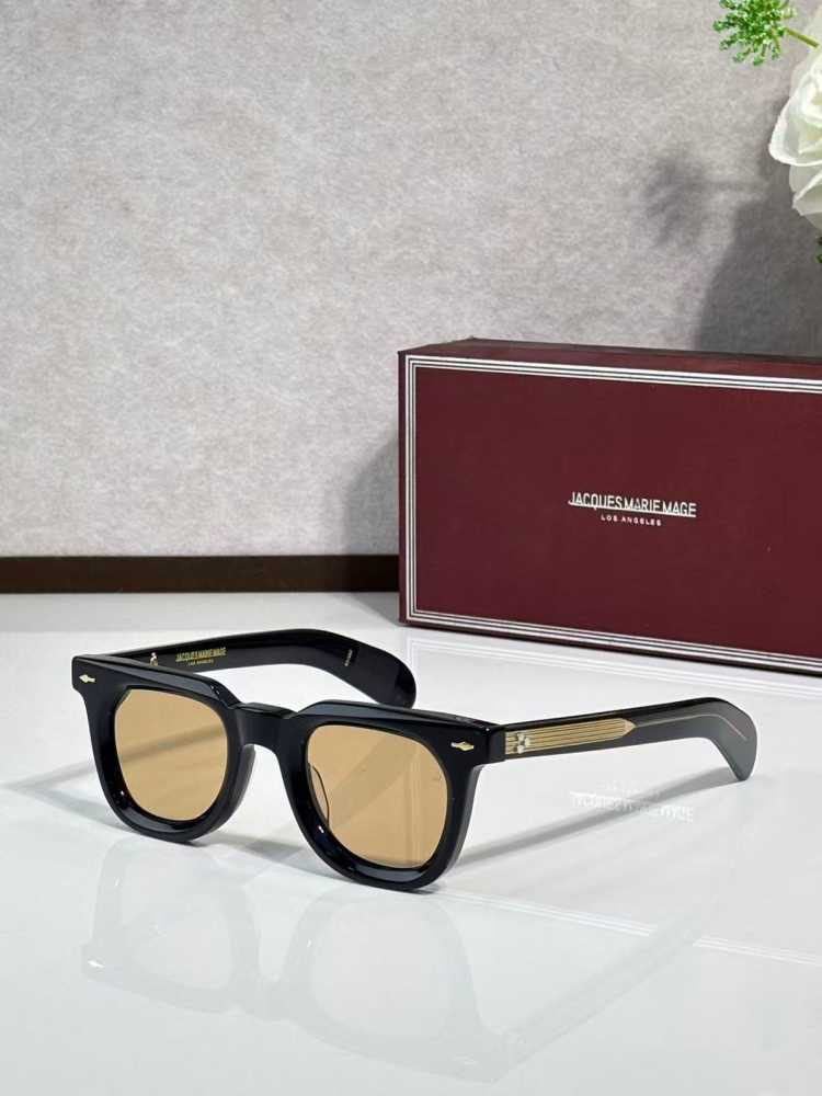 Jacques Marie Mage Brown Luxury Sunglasses-thumb-0