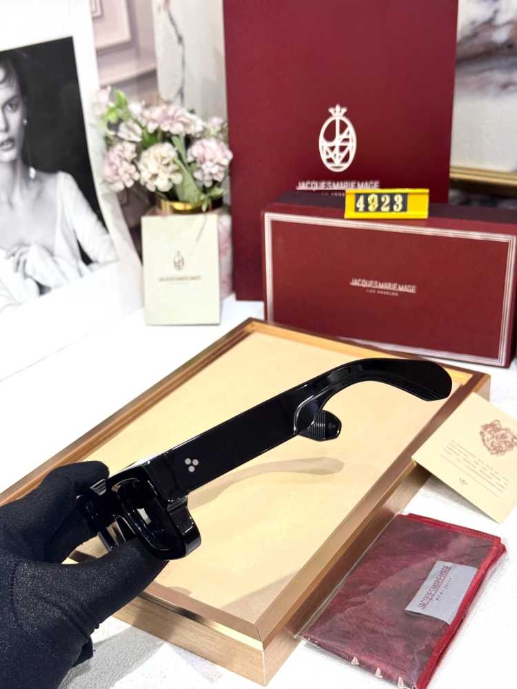 Jacques Marie Mage Black Luxury Sunglasses-thumb-2