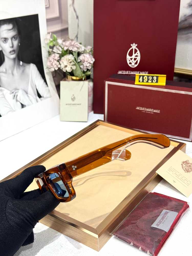 Jacques Marie Mage Blue Luxury Sunglasses-thumb-3