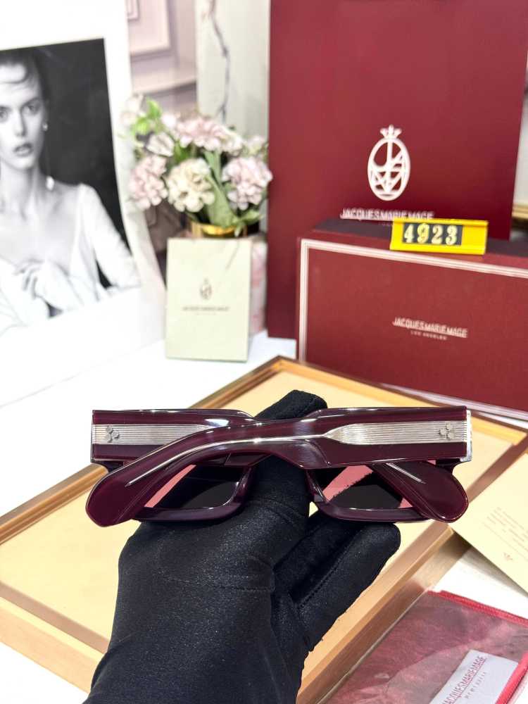 Jacques Marie Mage Pink Luxury Sunglasses-thumb-1