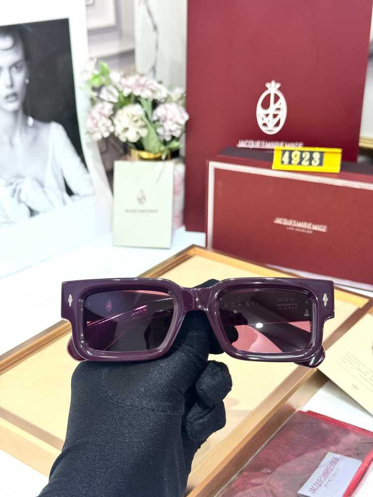Jacques Marie Mage Pink Luxury Sunglasses-thumb-2