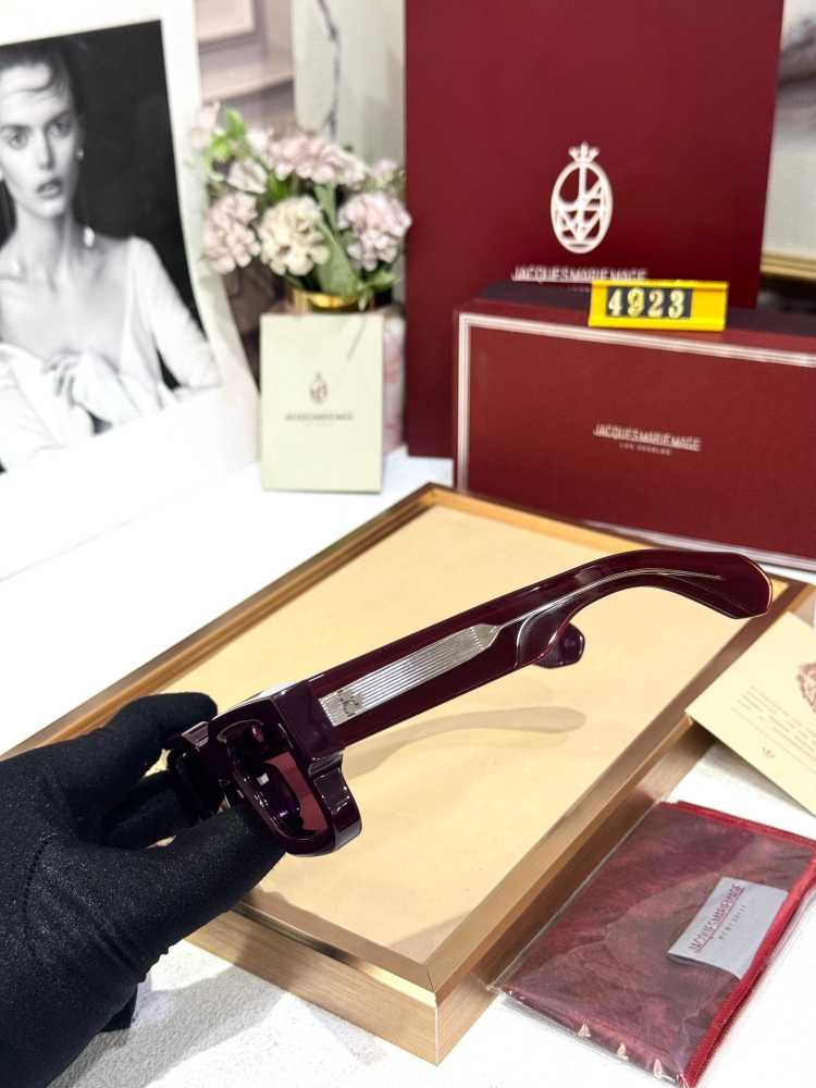 Jacques Marie Mage Pink Luxury Sunglasses-thumb-3