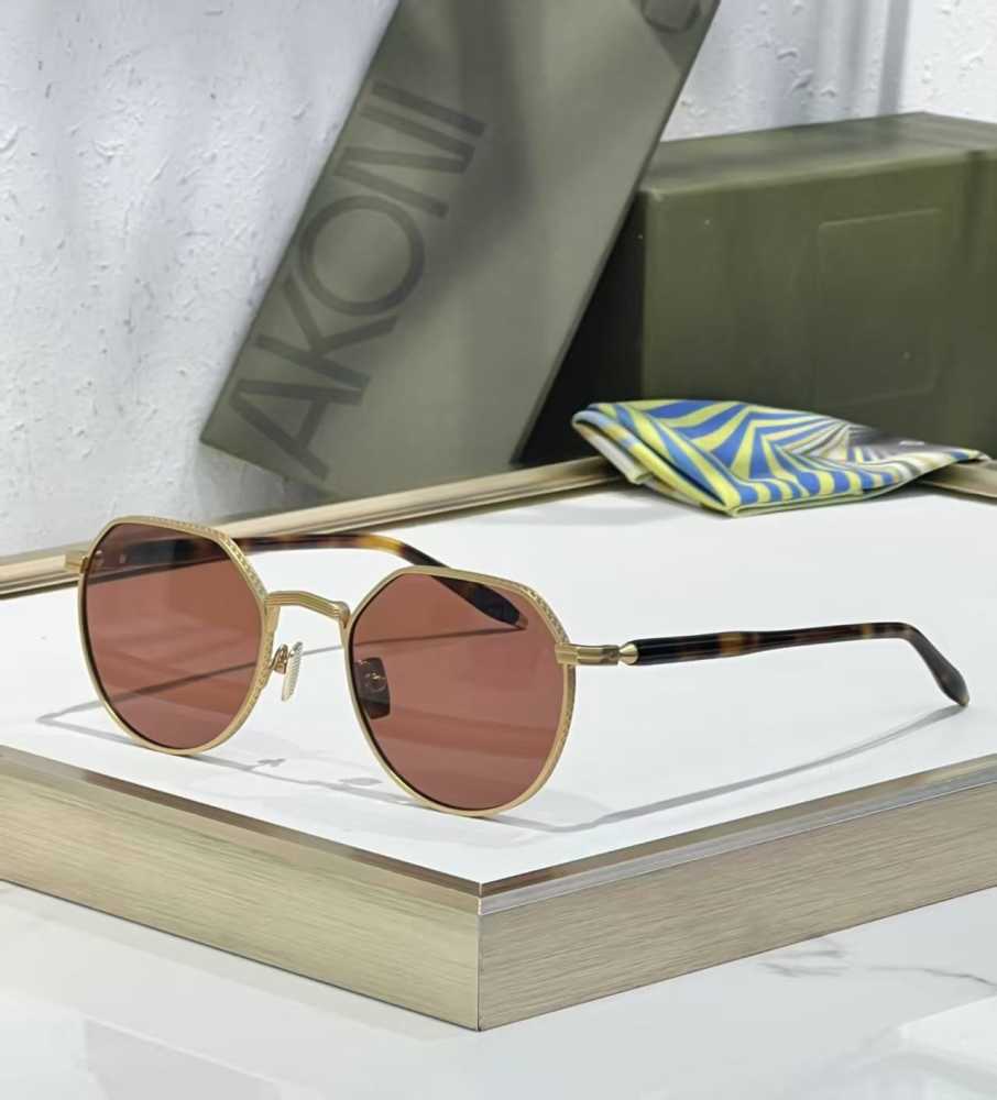 Akoni Eclipse Brown Premium Sunglasses
